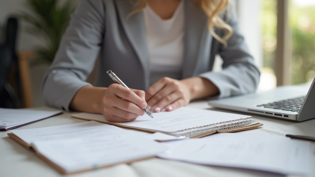 Moderner Schreibtisch mit Laptop zeigt Sparkonten-Vergleich, Taschenrechner und Finanzunterlagen